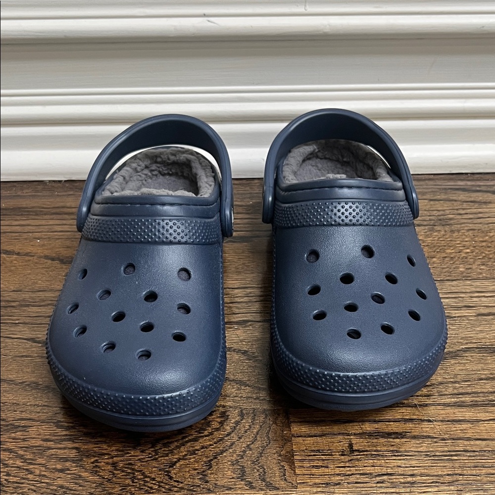Navy Blue Crocs